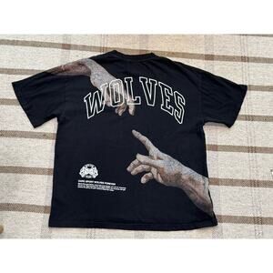 Darc Sport Wolves Club Shirt Spark Of Life Adam Graphic T Tee Men’s Large Black